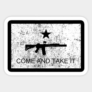 Come And Take It M4 AR15 Texas Sticker